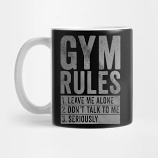 My Gym Rules - Funny Gym Quote Mug